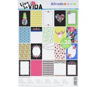 Artemio Bloc de 40 Feuilles de Papier Scrapbooking A4 Viva la Vida