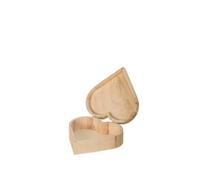 Artemio Boîte à Bijoux Cœur, Bois, Beige, 17 x 6 x 16 cm