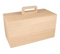 Artemio Boite de Rangement avec bac Amovible-30 x 15 x 20,5 cm, Bois, Beige, Taille Unique
