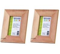 Artemio Cadre, Bois, Beige, 20 x 1 x 16 cm 14001193 (Lot de 2)