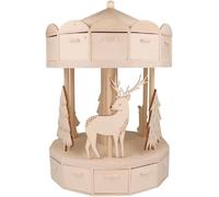 Artemio Calendrier de l'Avent - Let it snow - Manège - 41 x 28 x 28 cm