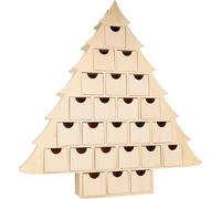 Artemio Calendrier de l'Avent - Sapin - 45 x 43,5 x 6,5 cm
