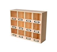 Artemio Casier de Rangement en Bois 12 boîtes 31,5 x 41,5 x 11,5 cm