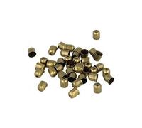 Artemio Coquille Cylindre 6 mm Laiton 40Pcs, no, normal