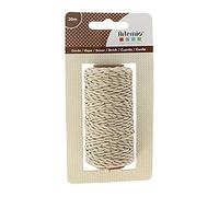 Artemio Corde Naturelle, Autre, Beige et Doré, 7 x 4 x 13, 5 cm