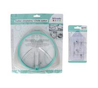 Artemio Cutter circulaire Ø 2,4 à 15,3 cm + 6 lames de rechange en Acier inoxydable