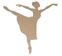 Artemio Danseuse en Bois MDF 15 cm