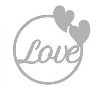 Artemio Dies Love Coeurs Matrice de Découpe, Autre, Argent, 8 x 1 x 12 cm 18050015