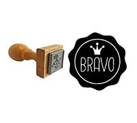 Artemio Ecole Tampon, Bois, Noir, 3,5 x 3,5 x 3,5 cm 10004152