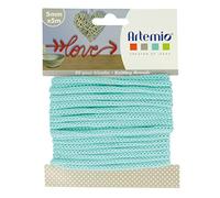 Cordon en tricotin tout fait vert pastel à5mm x 5m - artémio Vert G