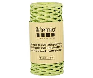 Artemio Fil de Papier 2 mm X 25 m Vert Anis