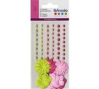 ARTEMIO Fleurs Papier + Perles Autocollantes Girl