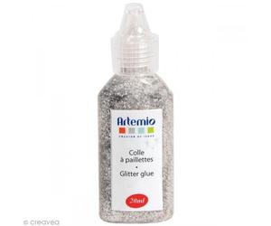 Artemio Glitter Glue 25 ml Silver