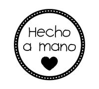 Artemio joint avec texte Hecho Mano en bois