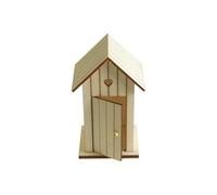 Artemio Lot de 2 cabines de Plage en Bois Beige 14 x 8,5 x 7 cm 14001462