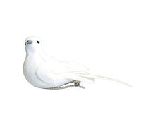 Artemio Lot de 2 oiseaux sur pince Blanc