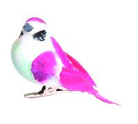 Artemio Lot de 3 Oiseaux sur Pince Multicolore 9 x 4,5 x 4 cm