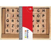 Artemio Lot de 40 alphabet en bois