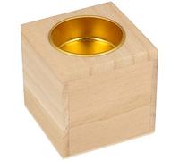 Artemio Lot de 6 Bougies carrées 6 x 6 cm