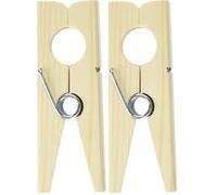 Artemio Pince à Linge géante 140 x 50 mm Objet Bois (Lot de 2)