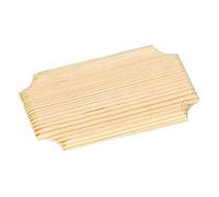 Artemio Plaque en Bois, 16cm x 10cm, Bois, Beige, 16 x 1 x 10 cm