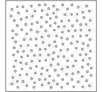 Pochoir - Petits Pois - 15 x 15 cm - 1 pce G