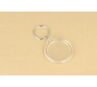Artemio Porte-Clés Transparent Rond 4 Pièces 3,5 cm