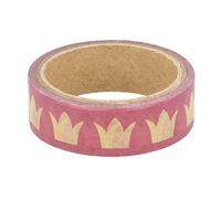 Artemio Rouleau de Masking Tape Couronnes, Multicolore, 15mm x 5m