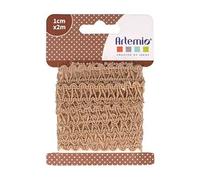 Artemio Ruban en jute 'Artemio' Grille 1 cm x 2 m