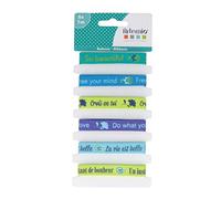 Artemio Ruban textes - My Lord - 1 cm x 1 m - 6 pcs 11005339 Multicolore