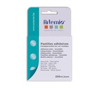 Artemio Set de 200 Pastilles Adhésives 3D Transparentes, Autre, Clair, 8,5 x 2 x 15 cm 18003037