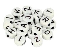 Artemio Set de 300 Perles Alphabet Rondes, Plastique, Multicolore, 10 x 2 x 14 cm 11060479