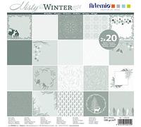 Papier Scrapbooking Artemio - Misty Winter - 30,5 x 30,5 cm - 40 pcs