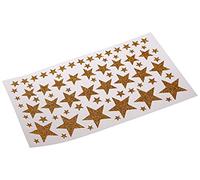 Stickers étoiles à paillettes dorées Doré G