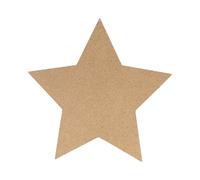 Artemio Support Silhouette MDF 25 cm en Forme d'étoile Bois