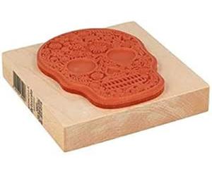 Artemio Tampon Bois - Tête de Mort - Viva la Vida - 100 x 100 mm