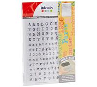 Artemio Tampons transparents Alphabet Typewriter – Set de 138 tampons