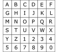 Artemio Tampon Lettres Majuscules, de couleur Beige