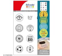 Artemio Tampons clear Labels Green - Set de 12 tampons