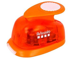 Artemio VIHCP212 Perforatrice à Levier Moyenne Cercle Rosette Plastique Multicolore 8,5 x 5 x 12 cm