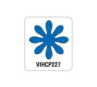 Artemio VIHCP227 Perforatrice à Levier Moyenne Fleur Plastique Multicolore 8,5 x 5 x 12 cm