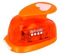 Artemio Perforatrice à levier VIHCP233 – Cœur 2 cm, moyenne, plastique multicolore 8,5 x 5 x 12 cm