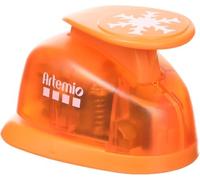 Artemio VIHCP249 2,5 cm Grand Flocon Perforatrice à Levier Numéro 3 Orange