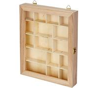 Artemio Vitrine, Bois, Beige, 23 x 28 x 3 cm VIVT2328