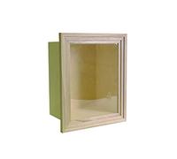 Artemio Vitrine pour miniatures en bois avec plexiglas 23,5 x 28,5 x 14 cm