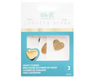 Artemio WR 3 HEART CHARMS - JEWELRY PRESS 60000639