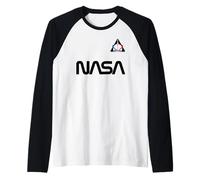 Artemis 1 Patch SLS Rocket Moon Mission Retro NASA Worm Logo Manche Raglan