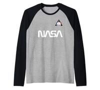 Artemis 1 Patch SLS Rocket Moon Mission Retro NASA Worm Logo Manche Raglan