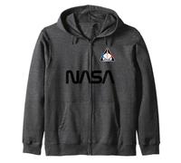 Artemis 1 Patch SLS Rocket Moon Mission Retro NASA Worm Logo Sweat à Capuche