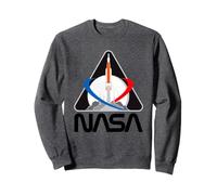 Artemis 1 Patch SLS Rocket Moon Mission Retro NASA Worm Logo Sweatshirt